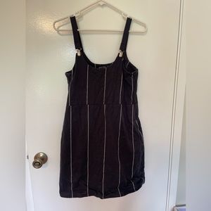 NOCTEX - STRIPED LINEN DRESS SIZE SMALL